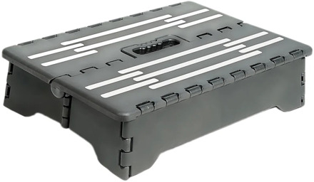 Portable Folding Step Stool Platform Car Home Height Boost Elder Adult Kid Child Locks Into Place Non Slip Furniture Foot Stool