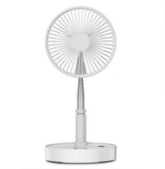 Portable Folding Telescopic Floor/USB Rechargeable Desk Fan With 7200mAh 4 Model Folding Telescopic Mini FanHousehold Merchandis wit nee afgelegen