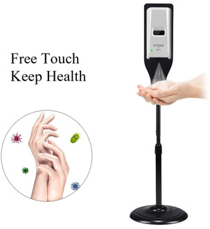 Portable Hand Sanitizer Dispenser Floor Stand Automatic Soap Liquid Spray Dispenser Stainless Steel Station Touchless Stand Hot