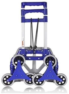 Portable Handcart Folding Luggage Truck Climbing Stairs Shopping Cart Carrying Up Stairs Pull Rod Pulling Truck