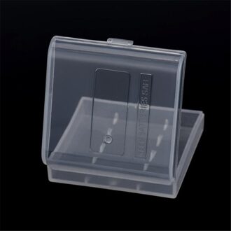 Portable Hard Plastic Battery Case Holder Opbergbox voor 4 xAAA Batterijen Futural Digitale