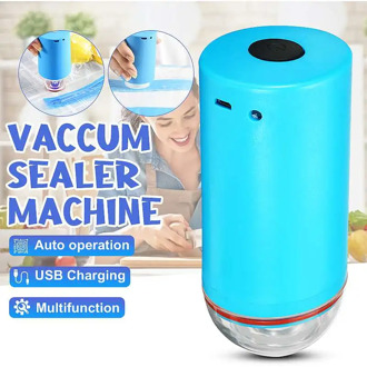 Portable Household Automatic Vacuum Sealer Pump Machine Cordless Electric Air Vacuum Pump For Clothes Quilt Food USB charge