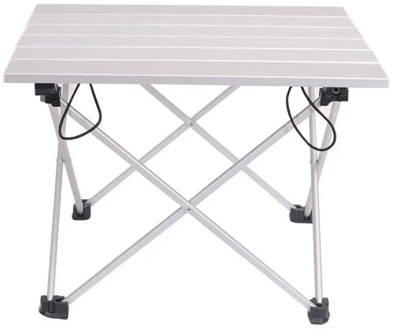 Portable Light Weight Aluminum Alloy Outdoor Folding Table For Camping Beach Backyards BBQ Party Size 40x34.5x29cm