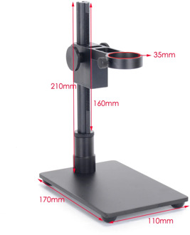 Portable Mini Aluminum Alloy Arm Digital USB Microscope Stand Holder Bracket Foothold Table Frame For Phone pcb Repair Soldering