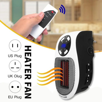 Portable Mini Handy Electric Heater Radiator Plug In Hot Air Fast Wall Warmer Blower Heaters for home