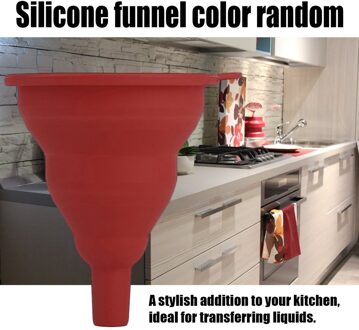 Portable Mini Siliconen Gel Opvouwbaar Opvouwbare Stijl Trechter Hopper Keuken Tool Praktische Home Water Filler Tool