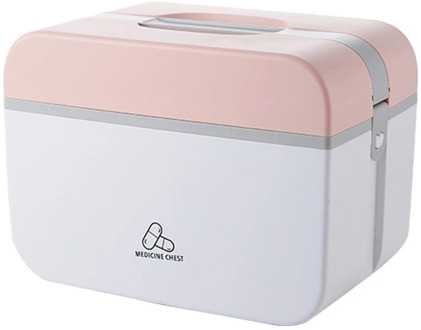 Portable Multi-Layer Medicine Box First Aid Kit Plastic Car Travel Pill Storage Box Home Large Capacity Organizer Containers