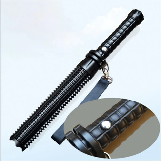 Portable Powerful Self Defense Flashlight Stick Telescopic Mace Rechargeable Q5 LED Flashlight Torch Self-defense Security Lamp