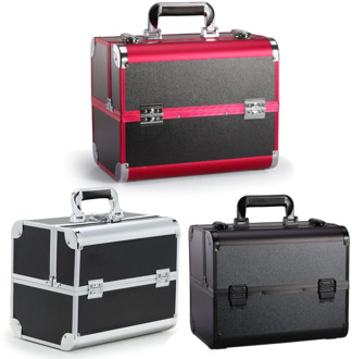 Portable Professional Cosmetic Bag Suitcases For Cosmetics Large Capacity Women Travel Makeup Bags Box Manicure Cosmetology Case