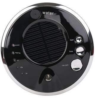 Portable Solar Usb Auto Voertuig Luchtreiniger Luchtbevochtiger Aromatherapie Anion Verse Zuurstof Bar Voor Auto Home Office Slaapkamer zwart