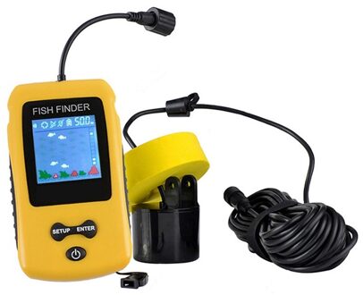 Portable Sonar Fish Finder Met Gekleurde Lcd-scherm Fishfinder Vissen Lokken Echolood Fishfinder