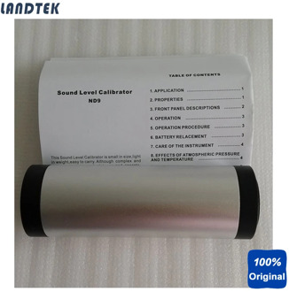 Portable Sound Level Meter Calibrator Sound Velocimeter Calibrator (94dB/114dB) ND9A