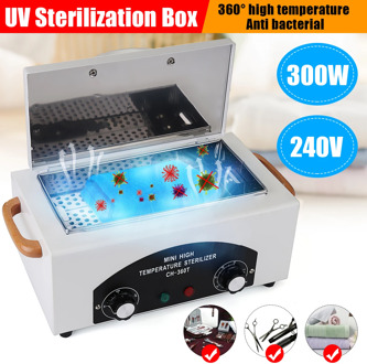 Portable Sterilizer Box UV Light For Mask Phone Manicure Salon High Temperature Disinfection Cabinet Sterilization