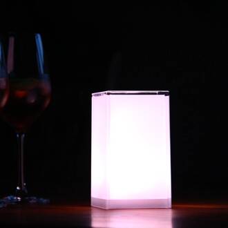 Portable tafellamp Cub, App, RGBW wit