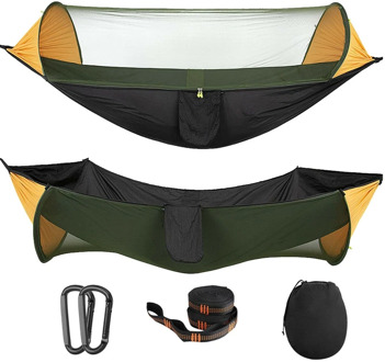 Portable Tent Camping Hammock with Mosquito Net Multi Use Portable Hammock Swing Tent for Hiking Camping