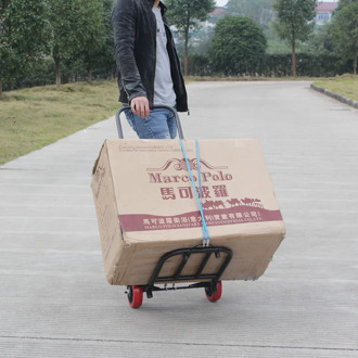 Portable Trolley Trailer Folding Shopping Cart Pull Cargo Luggage Cart Pull Cart Trolley Telescopic Pull Water Truck