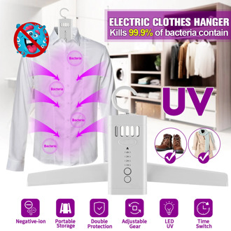 Portable UV Disinfection Sterilizer For Drying Rack Clothes Hanger Shoes Heater Led Strip Sterilizer Clothes Dryer Smart Adjust