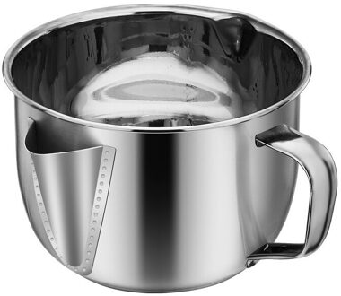 Portbale Filter Vet Pot Met Dubbele-Uitloop Rvs Anti-Spill Inductie Soep Vet Separator Pot Keuken Koken gereedschap 01