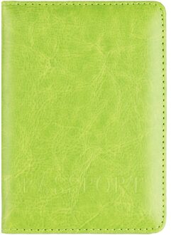 Portemonnee Mode Zwart Pu Lederen Paspoorthouder Protector Wallet Visitekaartje Zachte Paspoort Cover Zwart 4