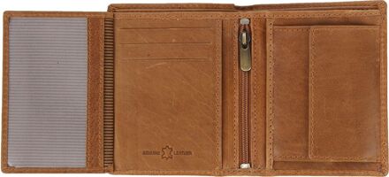 Portemonnee Nikkei Lichtbruin Leer