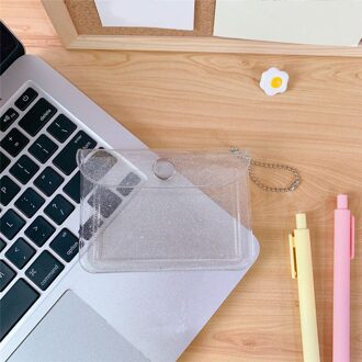 Portemonnee Portemonnee Kaart Pouch Id Kaarthouder Unisex Transparante Organizer Case Dunne Credit Kaarthouder Mode 2