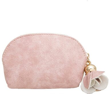 Portemonnee Vrouwen Portefeuilles Vrouwen Lederen Kleine Mini Bag Holder Zip Kleine Portemonnees Portefeuilles Clutch Change Pouch Sleutelhouder # L5 Roze