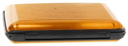 Portemonnee Zaken Id Credit Card Case Houder Anti Rfid Scanning Kaarthouders Voor Mannen Vrouwen gouden