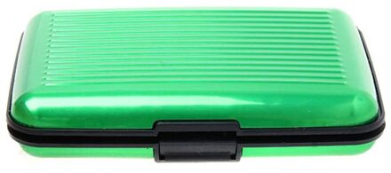 Portemonnee Zaken Id Credit Card Case Houder Anti Rfid Scanning Kaarthouders Voor Mannen Vrouwen groen