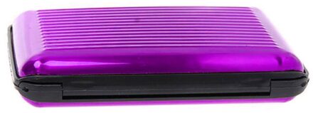 Portemonnee Zaken Id Credit Card Case Houder Anti Rfid Scanning Kaarthouders Voor Mannen Vrouwen Paars