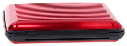 Portemonnee Zaken Id Credit Card Case Houder Anti Rfid Scanning Kaarthouders Voor Mannen Vrouwen Pr Rood