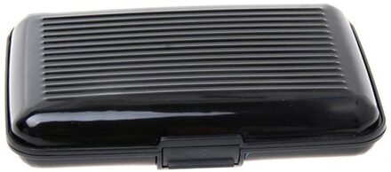 Portemonnee Zaken Id Credit Card Case Houder Anti Rfid Scanning Kaarthouders Voor Mannen Vrouwen zwart