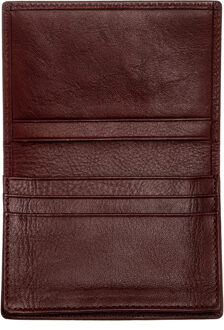 Porter echt lederen bi-fold portemonnee Bruin - One Size