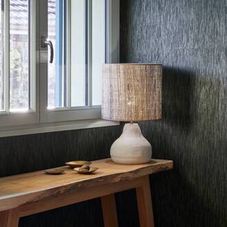 Portinatx M tafellamp Hoogte 58 cm wit wit, lichtbruin