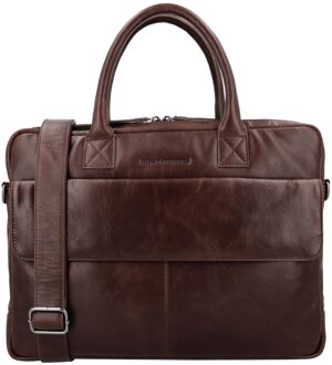 Porto Laptoptas - 15" laptopvak - donkerbruin - H 31 x B 41 x D 11 cm