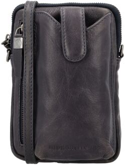 Porto Telefoontasje navy damestas Blauw - H 19 x B 13 x D 2 cm