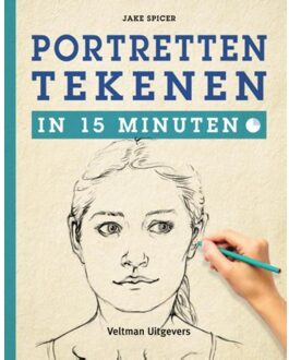 Portretten tekenen in 15 minuten - Boek Jake Spicer (9048310350)