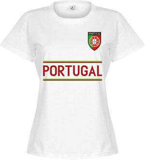 Portugal Dames Team T-Shirt - Wit - L