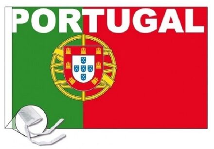 Portugal vlag met tekst