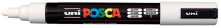 Posca marker 2,5 mm PC-5M wit medium