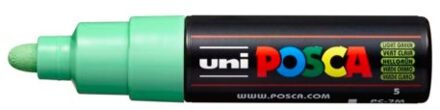 Posca marker met conische punt schrijfdikte breed lichtgroen
