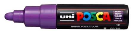 Posca marker met conische punt schrijfdikte breed paars
