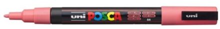 Posca marker met conische punt schrijfdikte fijn koraal