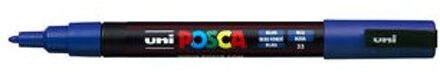 Posca uni-ball Paint Marker op waterbasis Posca PC-3M donkerblauw