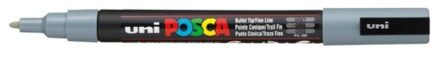 Posca uni-ball Paint Marker op waterbasis Posca PC-3M grijs