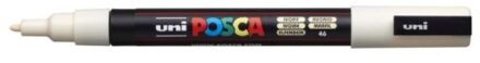 Posca uni-ball Paint Marker op waterbasis Posca PC-3M ivoor Crème