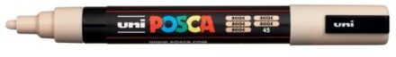 Posca uni-ball Paint Marker op waterbasis Posca PC-5M beige