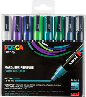 Posca Uni Posca Stiften Cool Colors PC5M 2.5 mm lijn