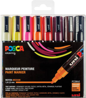 Posca Uni Posca Stiften Warm Colors PC5M 2.5 mm lijn