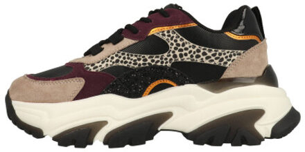 Posh by Poelman Polly cpolly-03psh6 / paars / zwart Grijs - 41