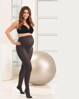 positie panty 60 denier antraciet Grijs - L